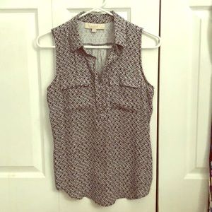 LOFT sleeveless blouse